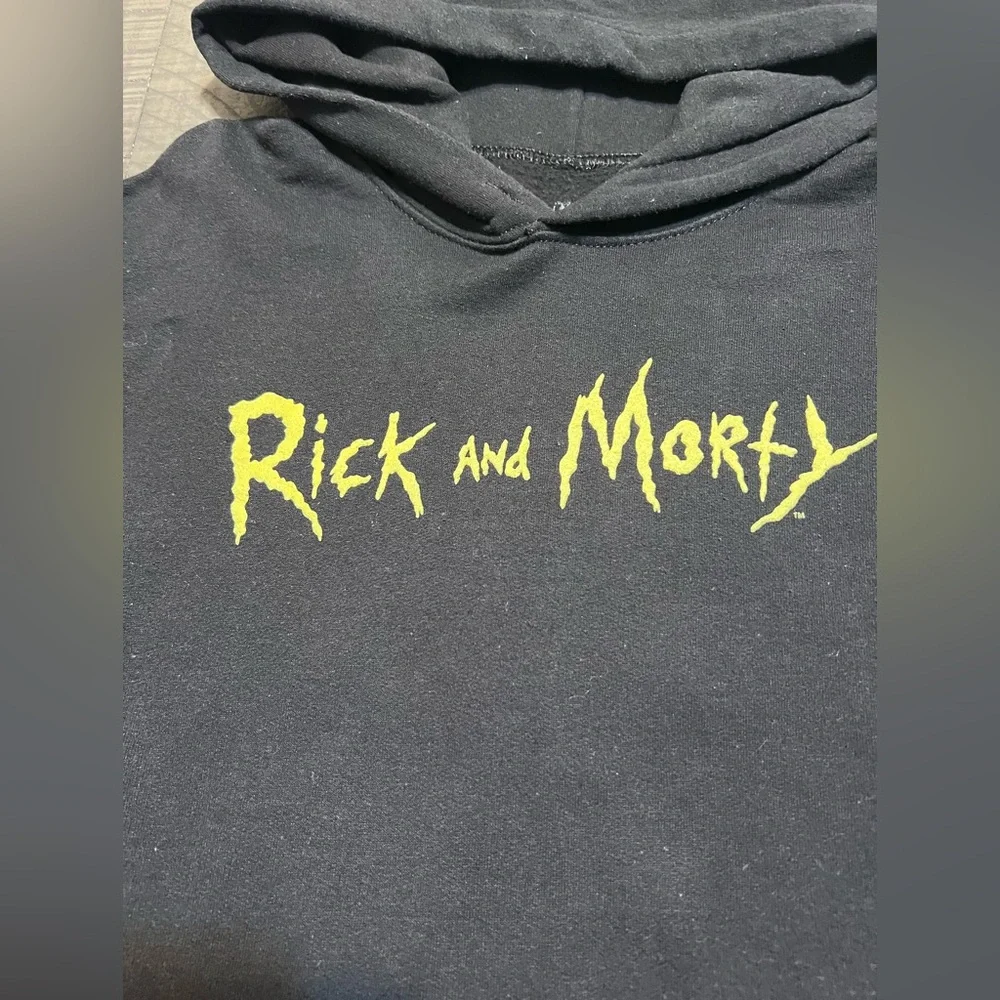 Rick And Morty Adult Swim Cartoon Sweatshirt Adult Size M Hoodie Pullover Skate